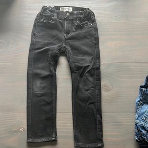 KIDS Abercrombie black skinny jeans 5/6